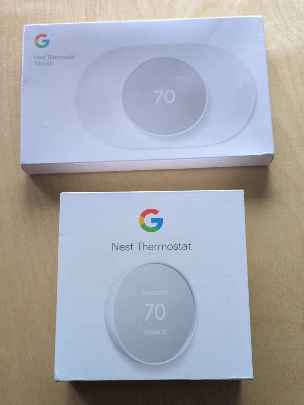 Nest Thermostat And Nest Thermostat Trim Kit Never Used